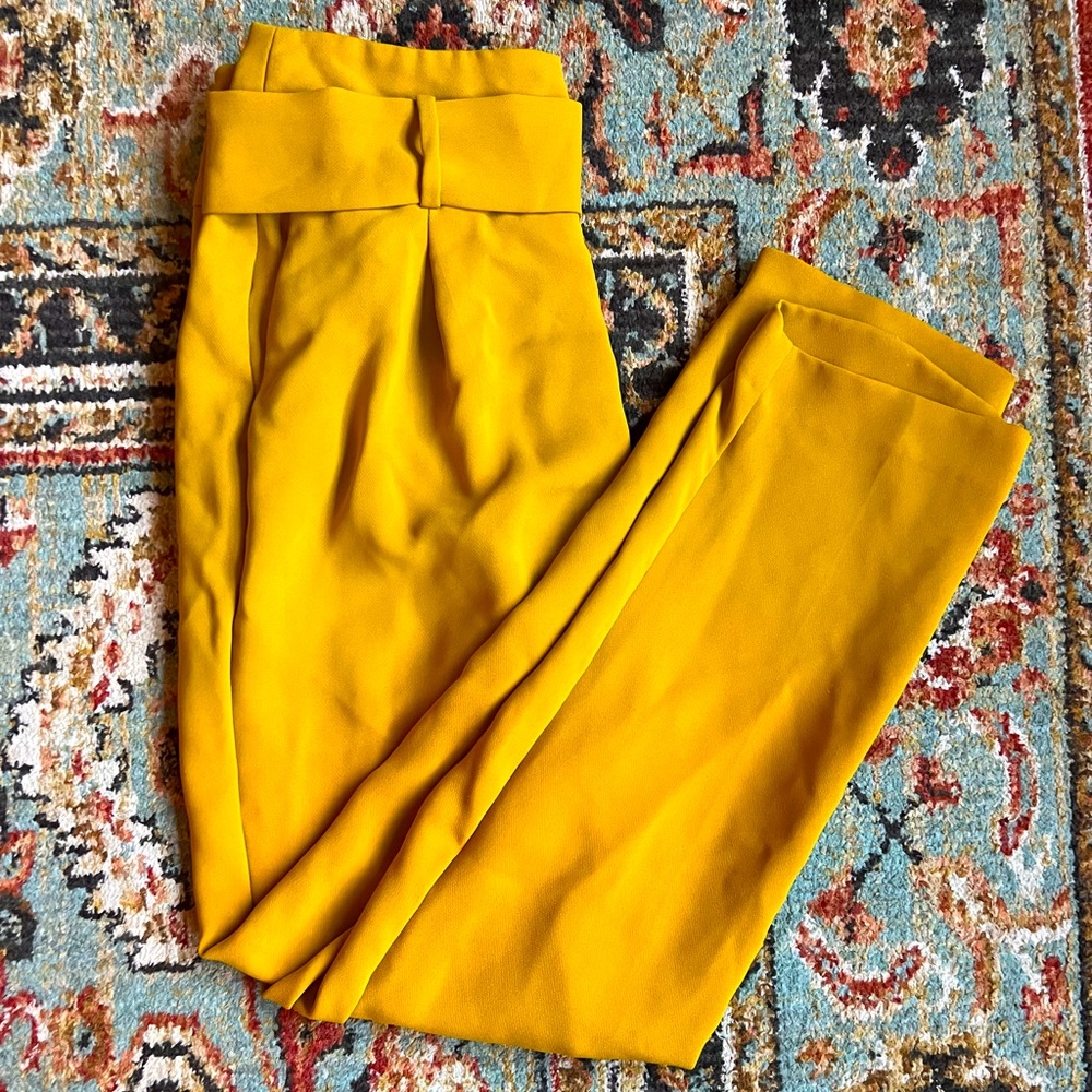 ZARA Mustard Trouser
